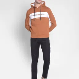 Crimsoune Club Colourblocked Hooded Cotton Pullover Sweatshirt-picture-57