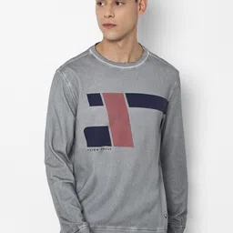 Allen Solly Sport Men Grey Printed Round Neck Sweatshirt-image-20