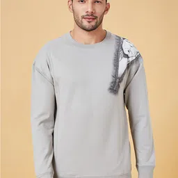 Urban Ranger by pantaloons Graphic Printed Cotton Pullover Sweatshirt-picture-50