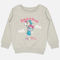 Bodycare Kids Infant Girls Printed Round Neck Fleece Pullover-image-32