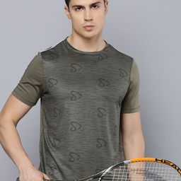 SPORTO Men Printed Everfresh Abstract Printed Round Neck T-shirt-image-64