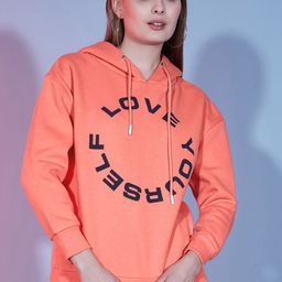 DressBerry Typography Printed Hooded Pullover Sweatshirt-image-24