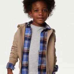 Marks & Spencer Boys Hooded Cotton Sweatshirt-image-24