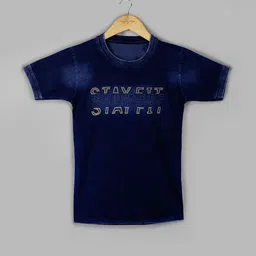 Naughty Ninos Boys Typography Printed Round Neck T-shirt-image-30