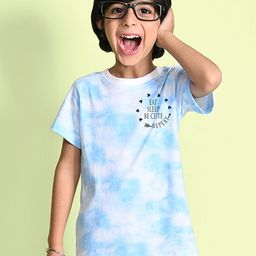 NUSYL Boys Dyed Round Neck T-shirt-image-76