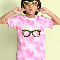 NUSYL Boys Printed Tie and Dye Round Neck T-shirt-image-101