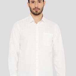 Maharaja India Slim Fit Grid Tattersall Checked Casual Shirt-image-29