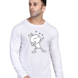 SLOWLORIS Graphic Printed Bio-Wash Pure Cotton Slim Fit T-shirt-image-44