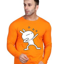 SLOWLORIS Graphic Printed Bio-Wash Pure Cotton Slim Fit T-shirt-image-16