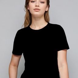 Huetrap Round Neck Slim Fit Pure Cotton T-shirt-picture-26