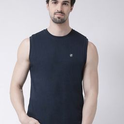 Friskers Round Neck Sleeveless Slim Fit Cotton T-shirt-image-97