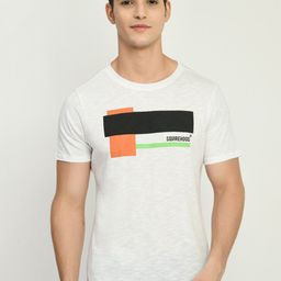 SQUIREHOOD Graphic Printed Cotton Slim Fit T-shirt-image-16