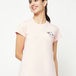 Crimsoune Club Round Neck Slim Fit Cotton T-shirt-image-0