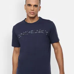 Van Heusen Flex Men Typography Slim Fit Training T-shirt-image-86