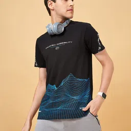 Ajile by Pantaloons Men Printed Pockets Slim Fit T-shirt-image-18
