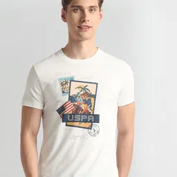 U.S. Polo Assn. Denim Co. Graphic Printed Slim Fit Cotton T-shirt-image-51