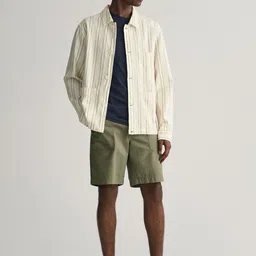 GANT Solid Round Neck Slim Fit T-Shirt-image-77