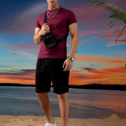 Markle Moro Embossed Detail Slim Fit Cotton T-shirt-picture-27