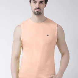 Friskers Round Neck Sleeveless Slim Fit Cotton T-shirt-picture-31