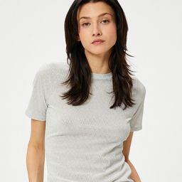 Koton Round Neck Slim Fit T-shirt-image-39