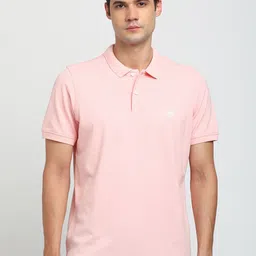Turtle Men Solid Polo Collar Slim Fit T-shirt-image-78