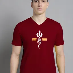 FBAR Graphic Printed Cotton Slim Fit  T-shirt-image-94