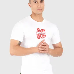 FUAARK Brand Logo Printed Anti Odour Slim Fit T-shirt-image-10