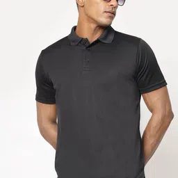 FUNDOO Polo Collar Dri-FIT Half Sleeve Slim Fit T-shirt-image-14
