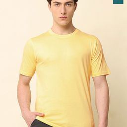 SILISOUL Pack of 2 Bio Finish Regular Fit Pure Cotton T-shirts-image-62