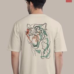 BULLMER Men Pack Of 2 Round Neck Printed Oversized T-shirts-picture-7