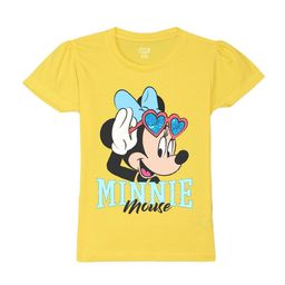 Wear Your Mind Girls Minnie Mouse Printed Pure Cotton T-shirt-image-26