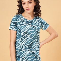 Ajile by Pantaloons Abstract Printed Cotton T-shirt-image-44