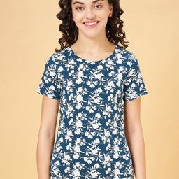 Honey by Pantaloons Floral Printed Cotton T-shirt-picture-1