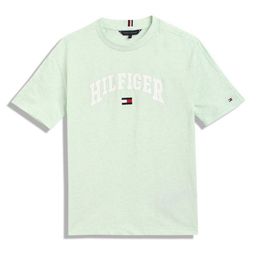 Tommy Hilfiger Boys Typography Printed Round Neck Cotton T-shirt-image-95