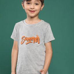 TALES & STORIES Boys Typography Printed Round Neck Cotton  T-shirt-picture-9