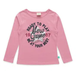 JusCubs Girls Typography Printed Cotton T-Shirt-image-80