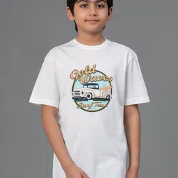 Red Tape Kids Graphic Printed Cotton T-shirt-picture-29