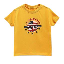 U.S. Polo Assn. Kids Boys Graphic Printed Pure Cotton T-Shirt-picture-34