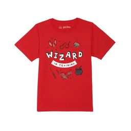 Harry Potter by Wear Your Mind Boys Red Typography Printed T-shirt-image-44