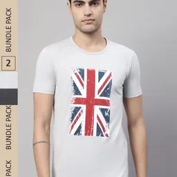 VIMAL JONNEY Pack Of 2 Printed T-shirts-image-39
