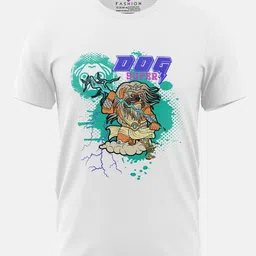 Print My Fashion Boys Super Dog Printed Cotton Casual T-shirt-68