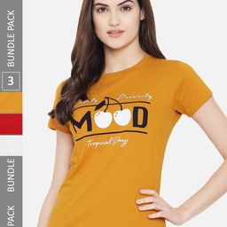 Fabflee Pack of 3 Printed Cotton T-shirt-picture-48