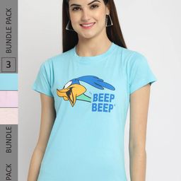 Fabflee Pack Of 3 Graphic Printed Cotton T-Shirt-picture-4