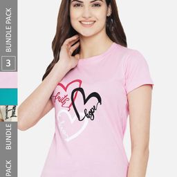Fabflee Pack Of 3 Printed Cotton T-shirts-picture-31