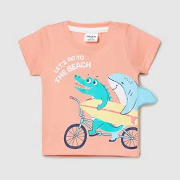 max Infant Boys Graphic Printed Pure Cotton T-shirt-48