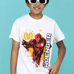 V-Mart Boys Avengers Graphic Printed Cotton T-shirt-picture-49