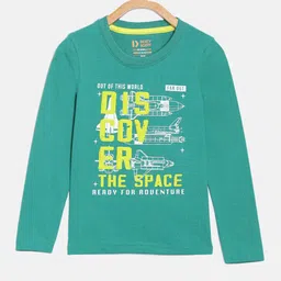 DIXCY SCOTT Boys Typography Printed With Round Neck Full Sleeves Tshirt-image-81