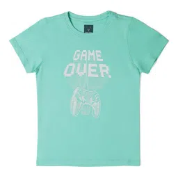 Allen Solly Junior Boys Typography Printed Cotton T-shirt-image-21