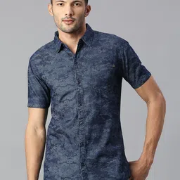 High Star Men Cotton Slim Fit Printed Casual Shirt-picture-27