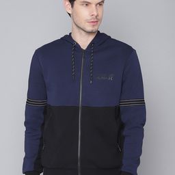 Antony Morato Men Blue Colourblocked Slim Fit Sweatshirt-image-102